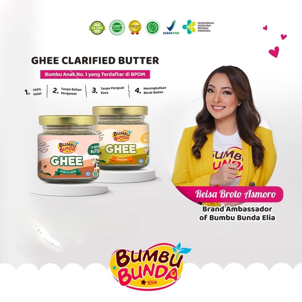 

Bumbu Bunda Organic Ghee 80g- Bumbu Masak Mpasi Bayi / Minyak Samin BB-OG