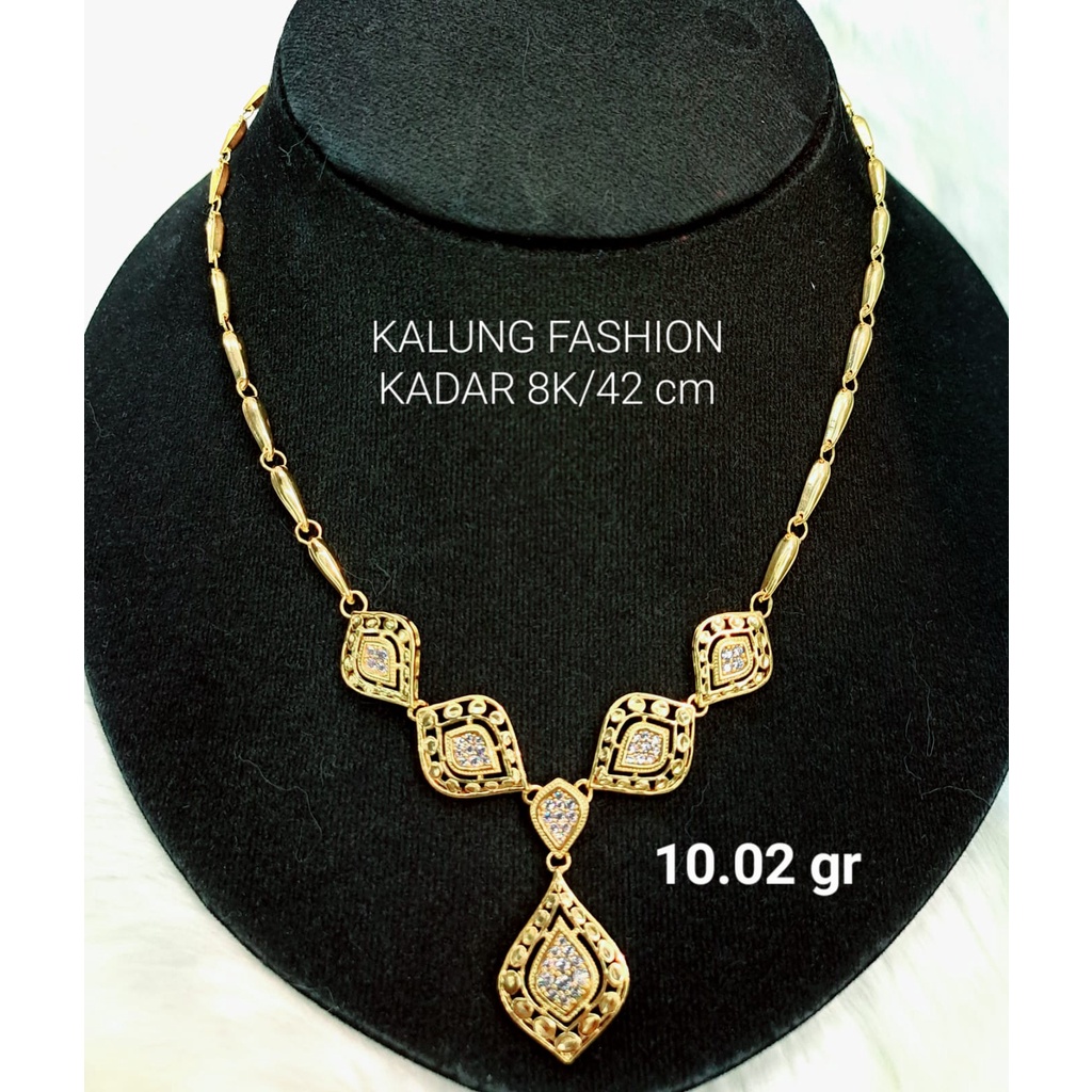 Kalung dubai fashion besar wanita dewasa kadar 375 8k