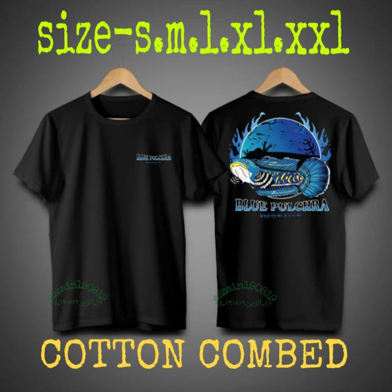 kaos anak channa blue pulchra/snakehead/andrao/stewarti/limbata/auranti/maru/pulchra/barca/marulioid