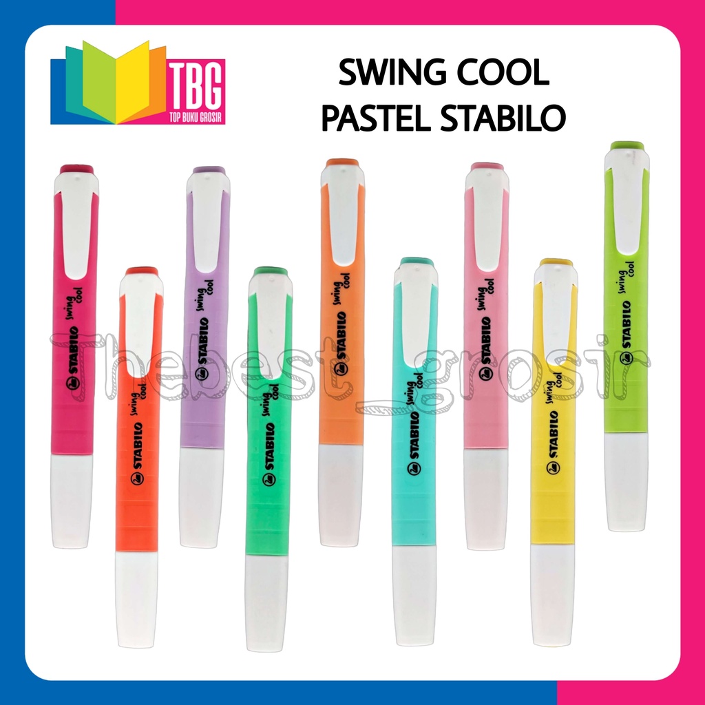 

1 PCS SWING COOL PASTEL STABILO TEXTLINER HIGHLIGHTER PENANDA TEXT TULISAN