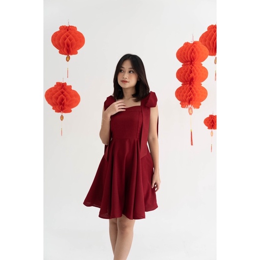 IWEARGRACIE - CHLOE DRESS / DRESS WANITA / MIDI DRESS