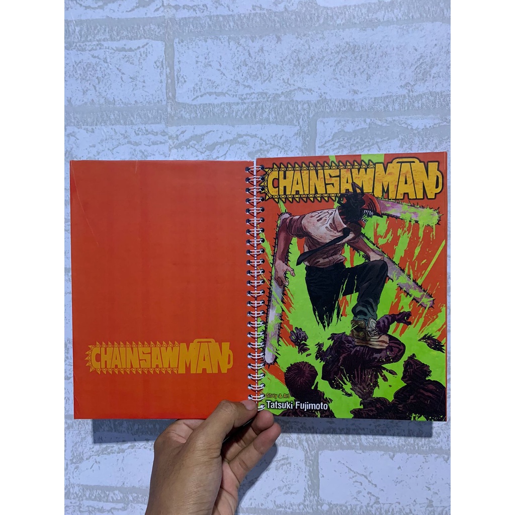 

Notebook Spiral Anime ChainsawMan Hardcover dan Softcover