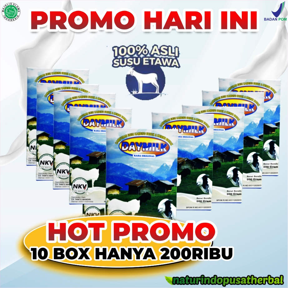 

PROMO HARI INI DAYMILK ORIGINAL SUSU KAMBING ETAWA ETTAWA
