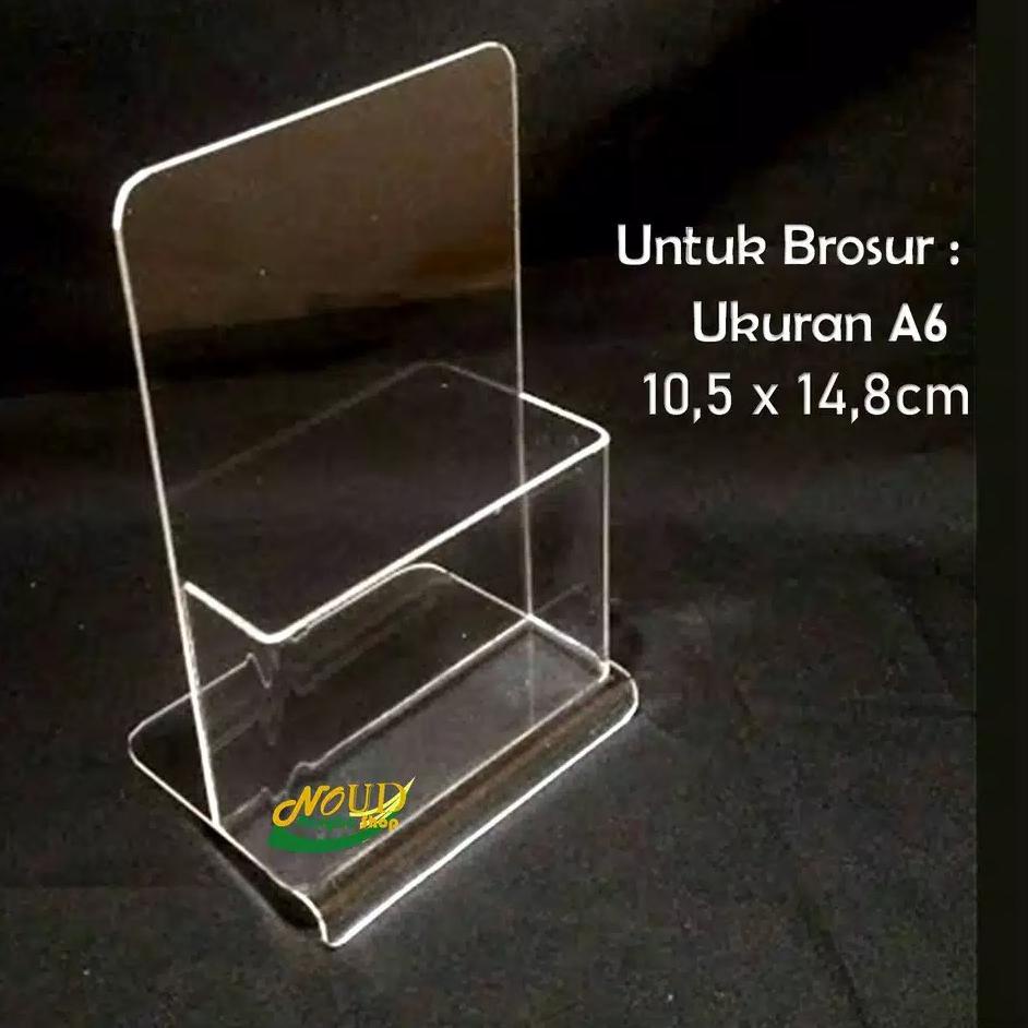 

Garansi Uang Kembali Tempat brosur akrilik Acrylic ukuran A6