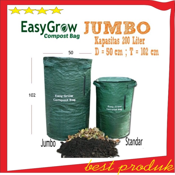 Easy Grow Compost Bag Jumbo 200 Liter