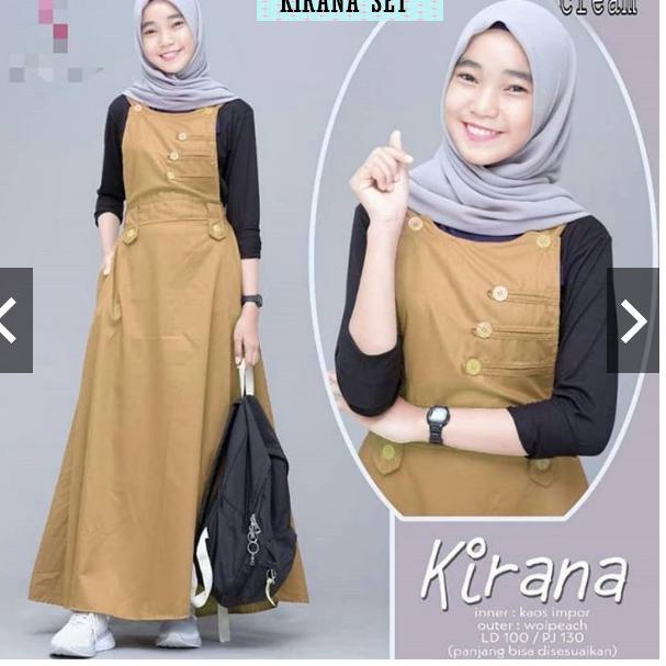 XF.10De22a ‑ KIRANA SET OVERALL SETELAN OVERALL SET WANITA// KIRANA SET OVERALL