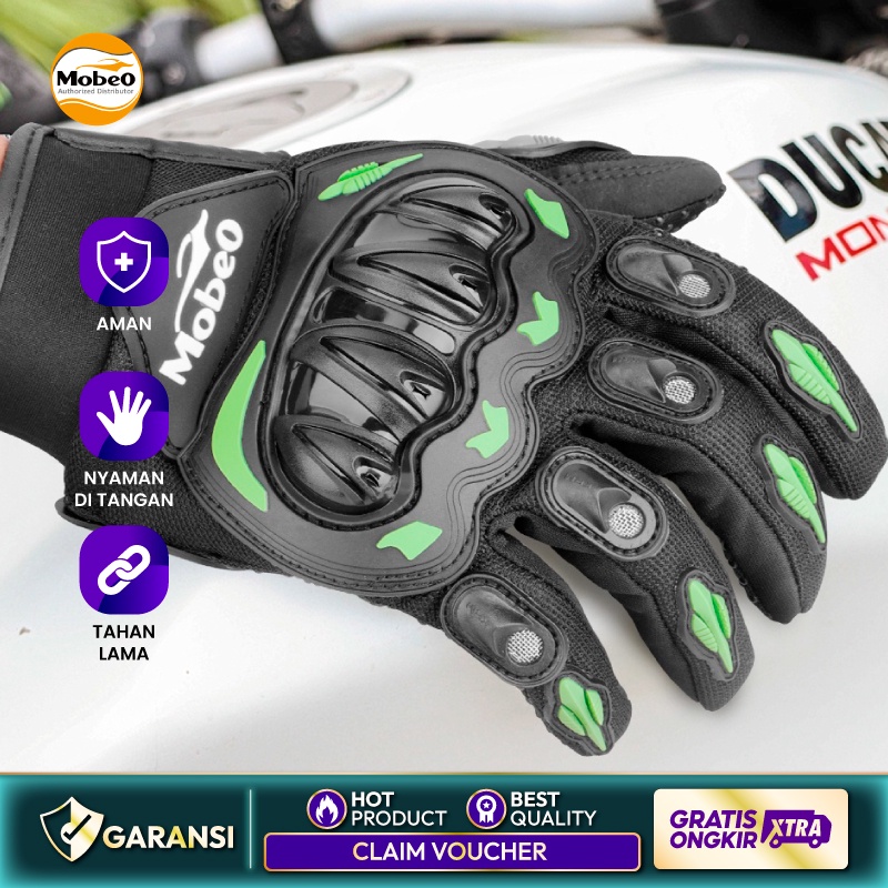 [BARU] Mobeo Sarung Tangan Motor Rider Sporty Biker Gloves