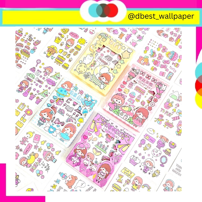 

Sticker Deco Aesthetic Lucu Momo Stiker Anti Air Tumblr DIY Stiker Motif Kartun Lucu ala Korea Dekorasi Buku Diary Memo Journal Catatan Harian Anak Sekolah Alat Tulis Bahan Kertas Washi Bisa Untuk Kado Ulang Tahun Scrapbook Journaling @dbest_wallpaper