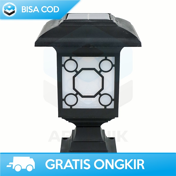 LAMPU TAMAN SOLAR PANEL LAMPU OUTDOOR LENTERA TANPA LISTRIK COOL LIGHT