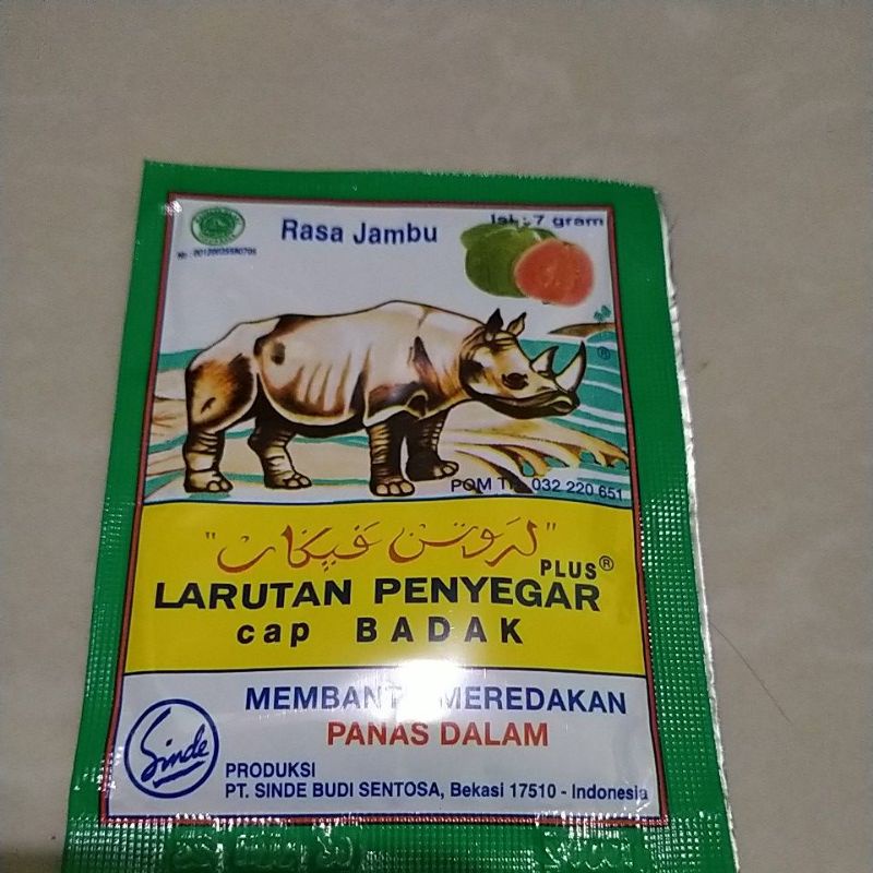 

larutan badak serbuk 7g,per pcs.