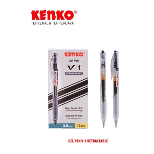 

GEL PEN V-1 RETRACTABLE BLACK