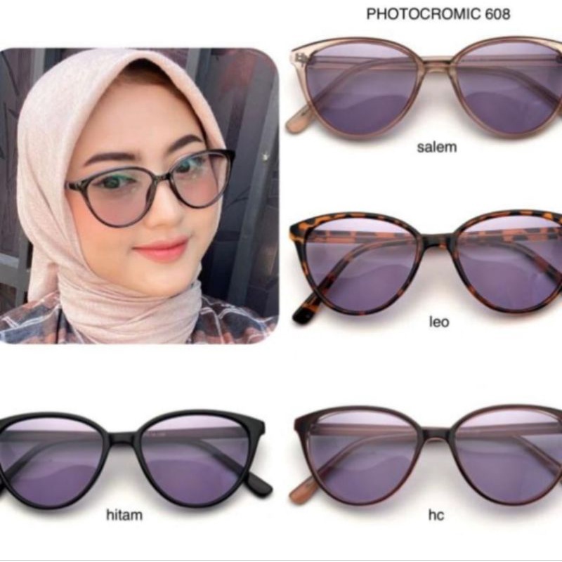 KACAMATA 608 PHOTOCROMIC / KACAMATA BLUERAY/ KACAMATA BLUECROMIC 608