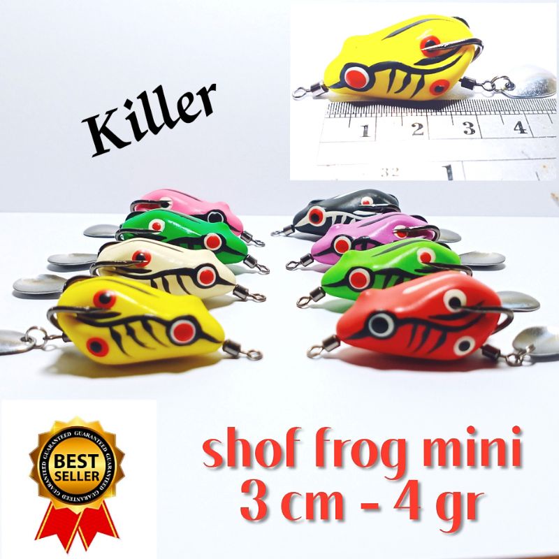 Sf - KILLER 3 cm 4 gr - Anti Mocel Bikin Strike Bertubi tubi