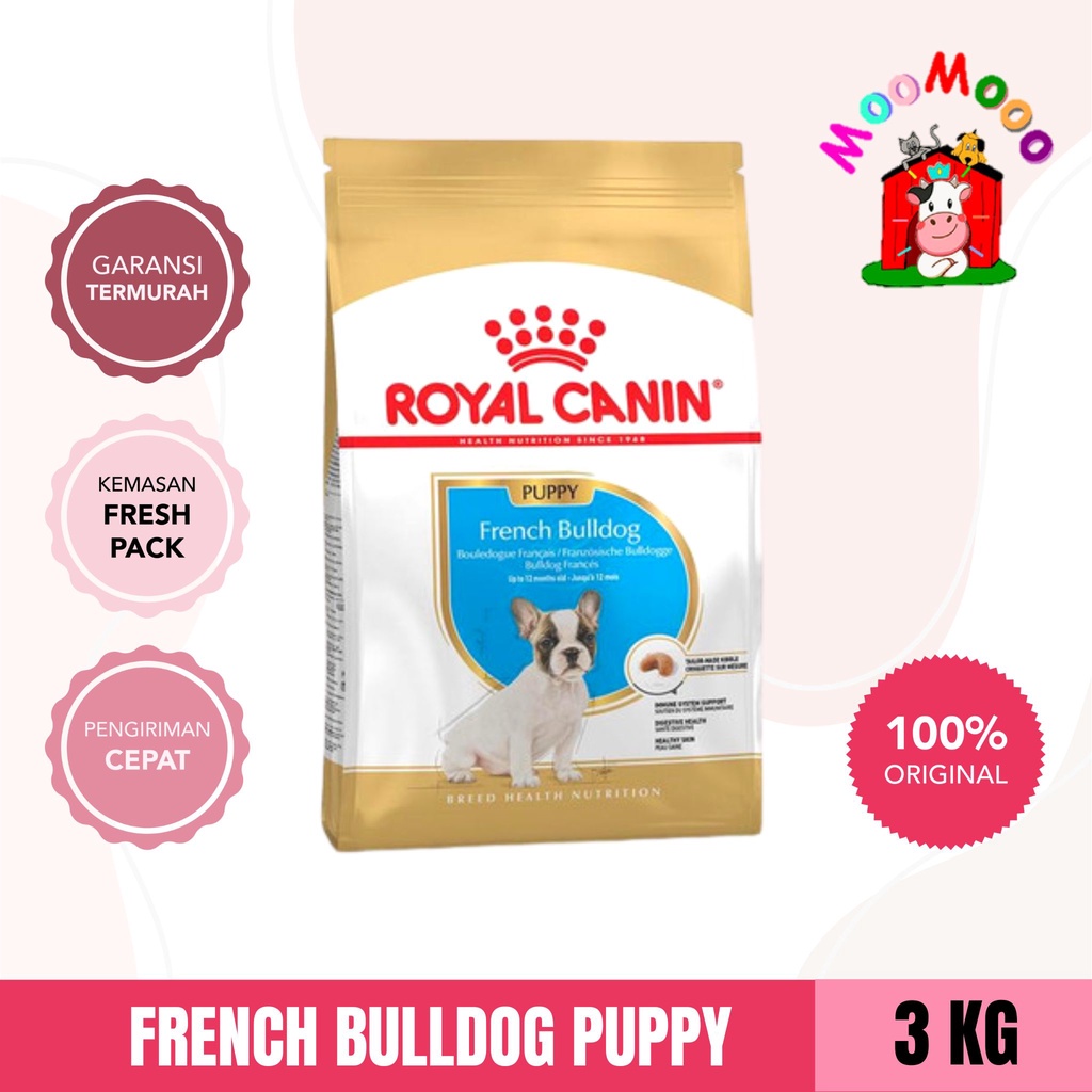 Royal Canin French Bulldog puppy 3kg - Makanan Anjing / Dog Food