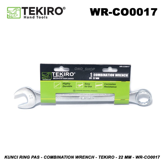 Kunci Ring Pas - Combination Wrench - Tekiro - 22 mm - WR-CO0017 onosh00 Juara