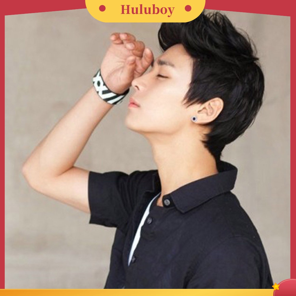 Wig Rambut Sintetis Model Pendek Untuk Pria