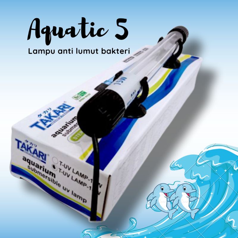 PROMO MURAH Lampu Anti Lumut Bakteri TAKARI UV 15WATT