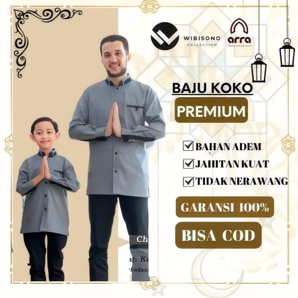 Sarimbit Keluarga 2023 Arra Madina Charcoal Baju Couple Keluarga Lebaran 2023