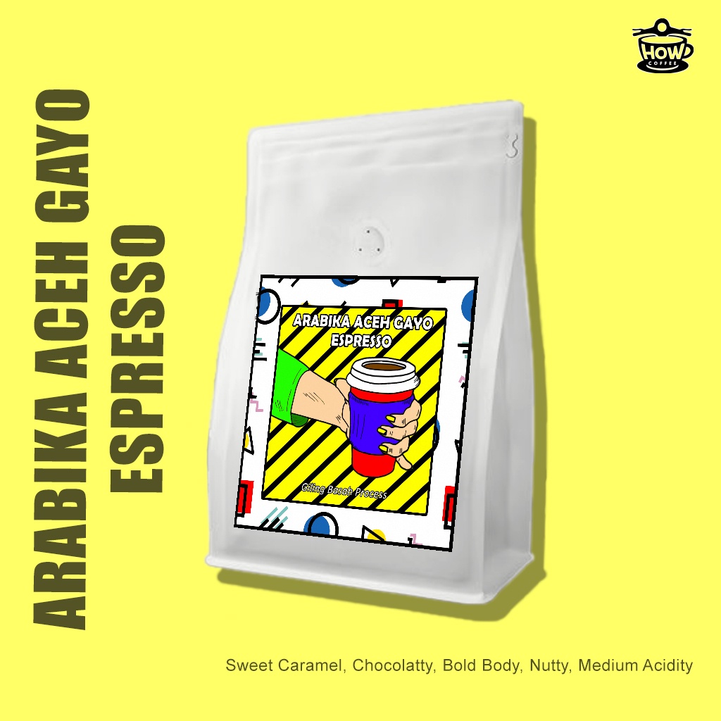 

Arabika Aceh Gayo Espresso 1kg - Giling Basah Procces
