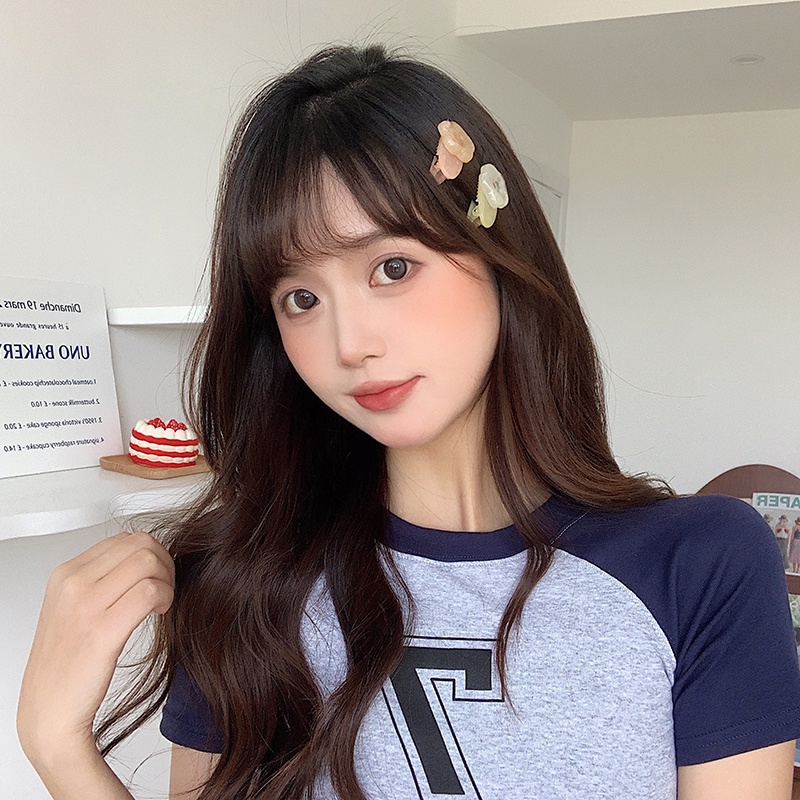 Jepit Rambut Bunga Lucu Gadis Banger Dahi Duckbill Clip Small Hair Pins