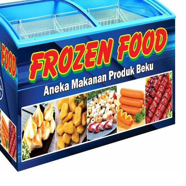 

TERBAIK stiker freezer motif frozen food ( free Request Nama ),,,