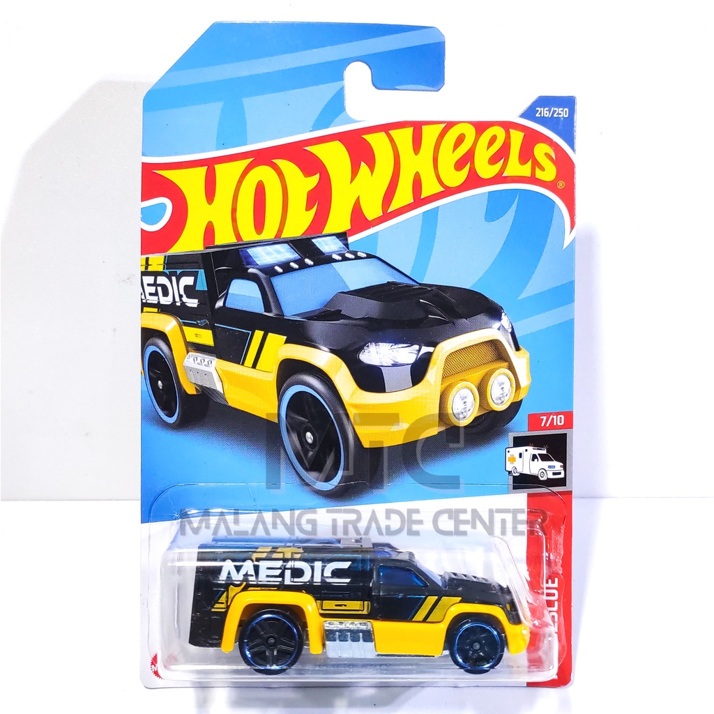 Hot Wheels Rescue Duty Black M 2022