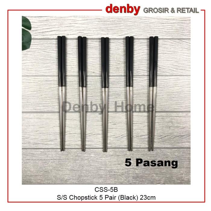 

Sumpit Makan Mie Stainless Sus304 / Chopstick 5 Pasang Best Seller