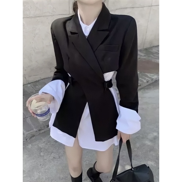 kendall blazer silang / blazer silang atwell harajuku / blazer crop