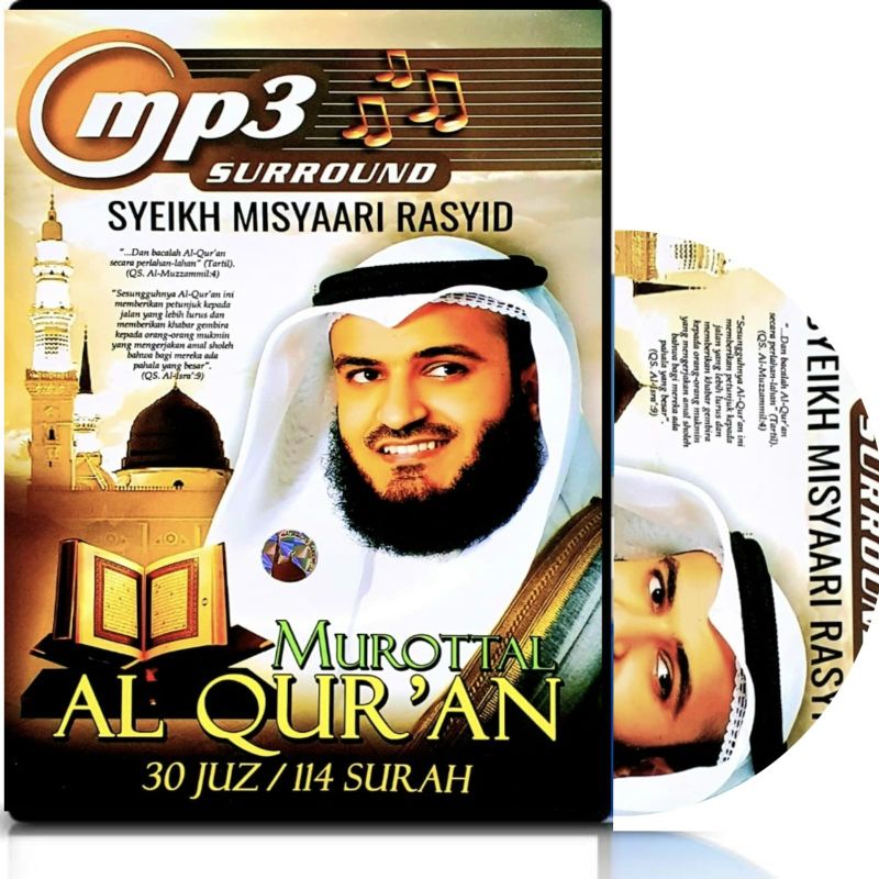 Kaset Mp3 Original Box Suara Jernih Murottal Alquran 30 Juz Syeikh Misyaari Rasyid Terlaris-Kaset Mp