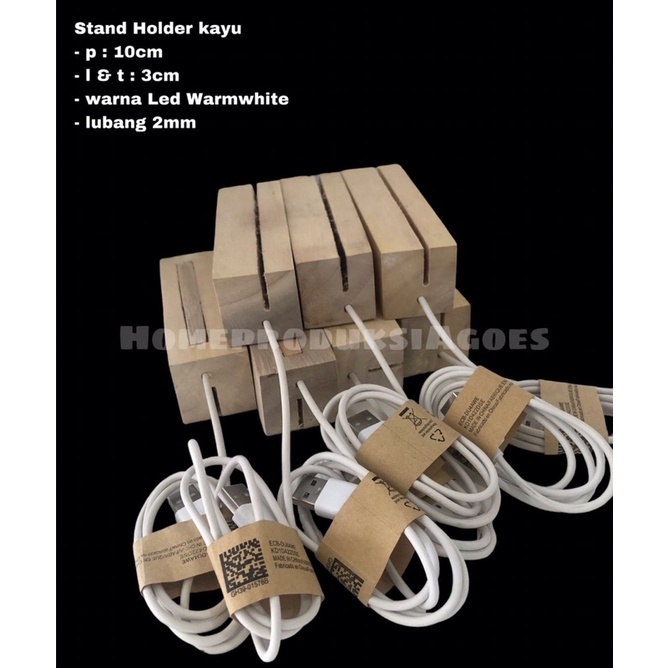 DUDUKAN STAND AKRILIK USB LAMPU