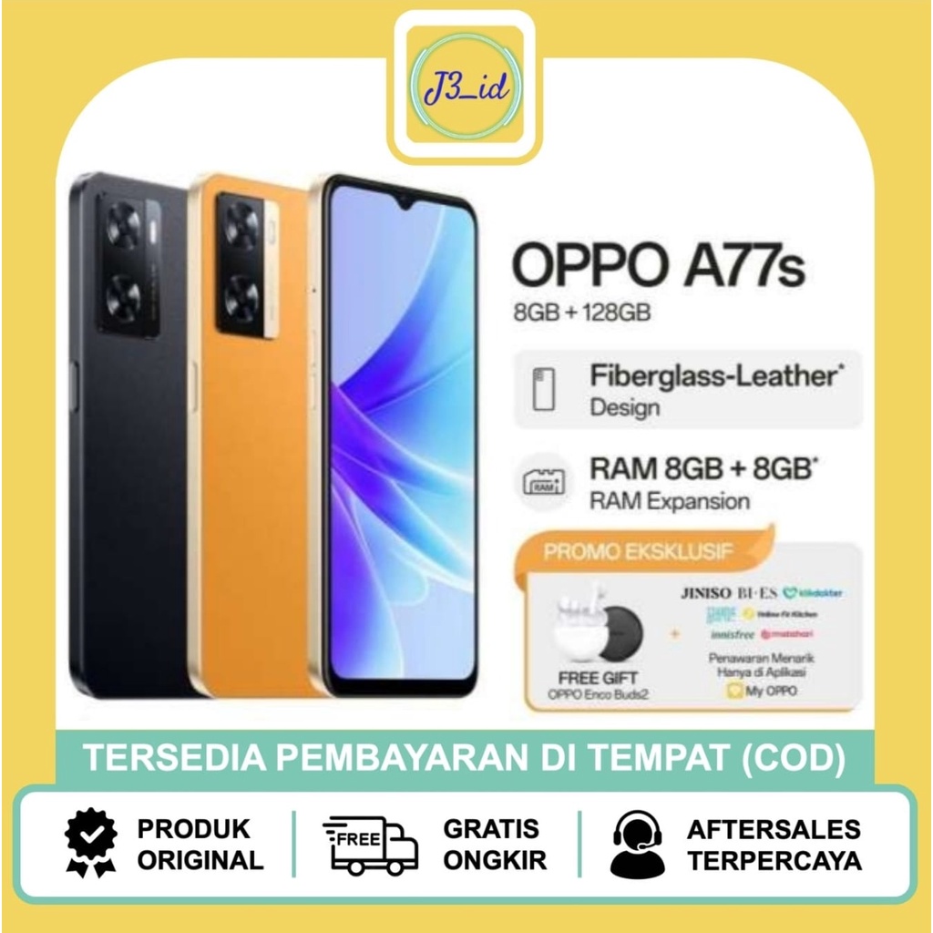 OPPO A77S 8/128 NEW GRS RESMI OPPO