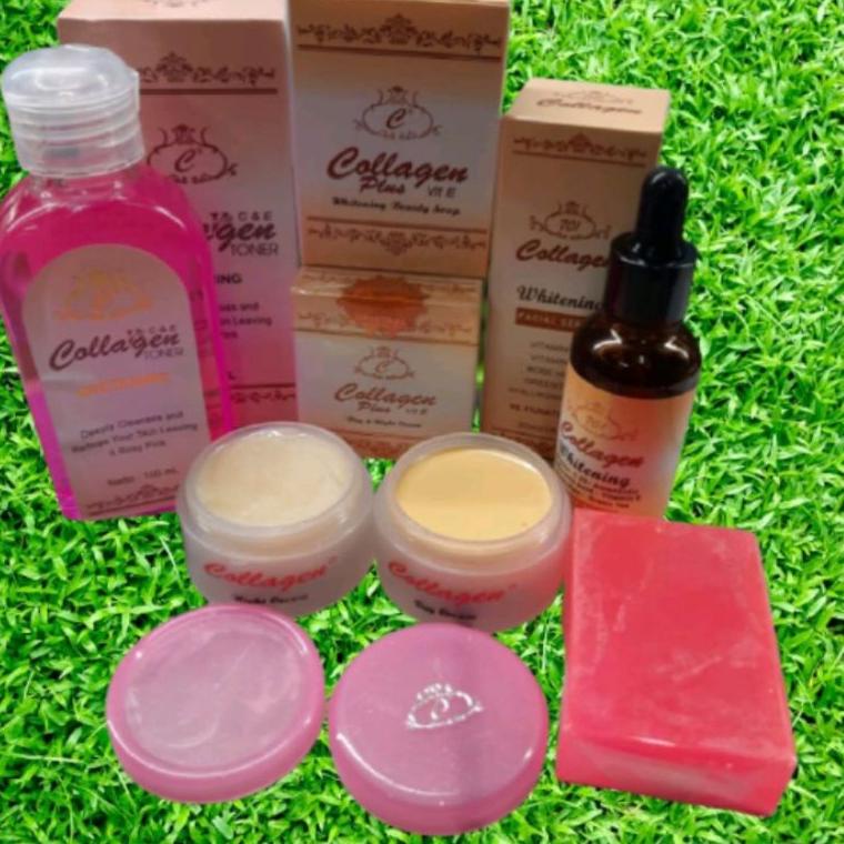 ㊋ CREAM COLLAGEN PAKET COLLAGEN 5IN1 LENGKAP ORIGINAL ASLI READY 2988 ღ