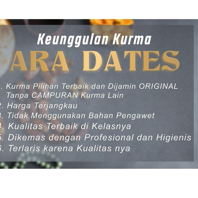 

RESTOCK Kurma Sukari Ember Premium Ara Dates Original ✮ 873