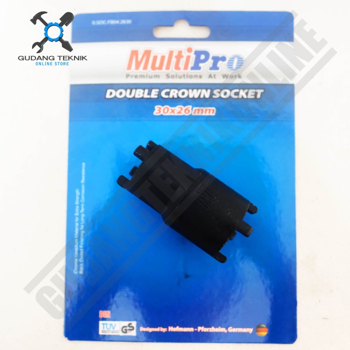 Kunci Mahkota 30x26mm FB04.2630 MULTIPRO / Kunci Double Crown 30x26 mm Kunci Mur Sok Sock Socket Shock Kopling MULTIPRO