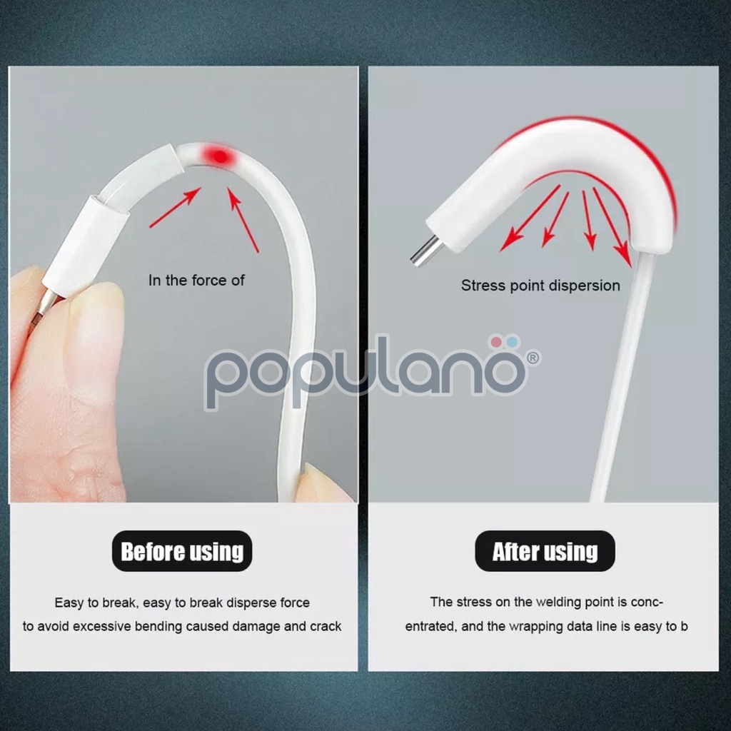 Pelindung Ujung Kabel Charger iPhone Android Cable Protector Saver Pengikat Kabel Hp