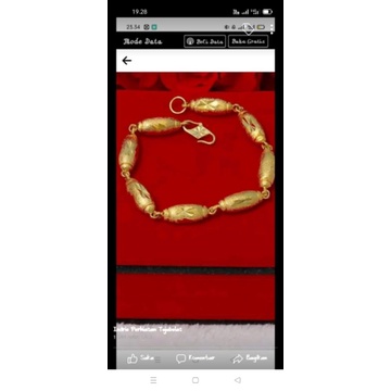 Gelang Bambu Emas Bangkok cop916