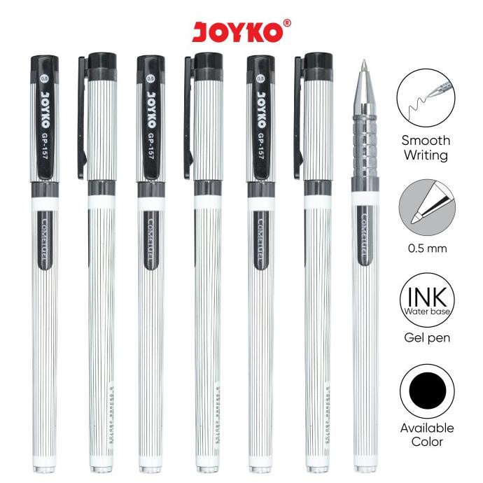 

Gel Pen / Pulpen / Pena Joyko GP-157 / Comet Gel / 0.5 mm