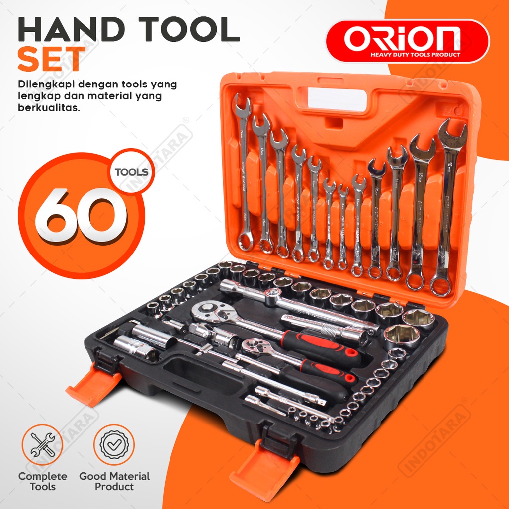 Hand Toolset / Tool Kit Set / Toolkit Toolbox Orion - TR006-6