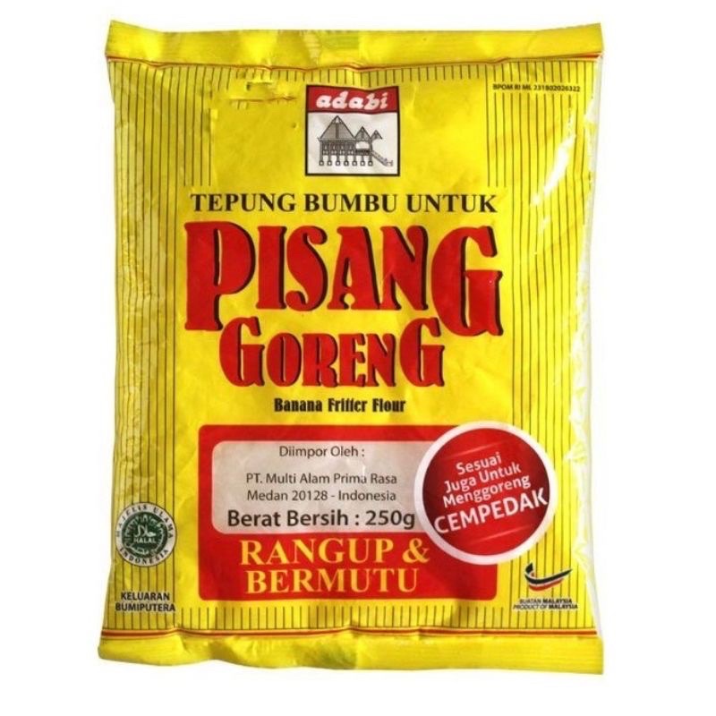 

ADABI TEPUNG BUMBU PISANG GORENG 250Gr