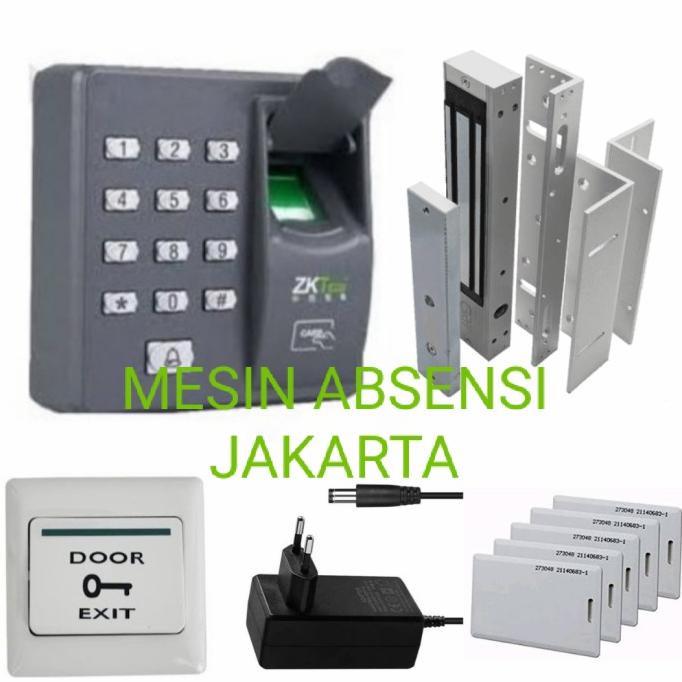 zkteco x6 paket akses door fingerprint paket access control acces door