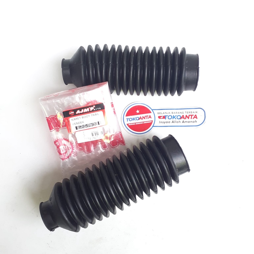 Karet Spiral Boot Skok Shock Depan Trail Pendek