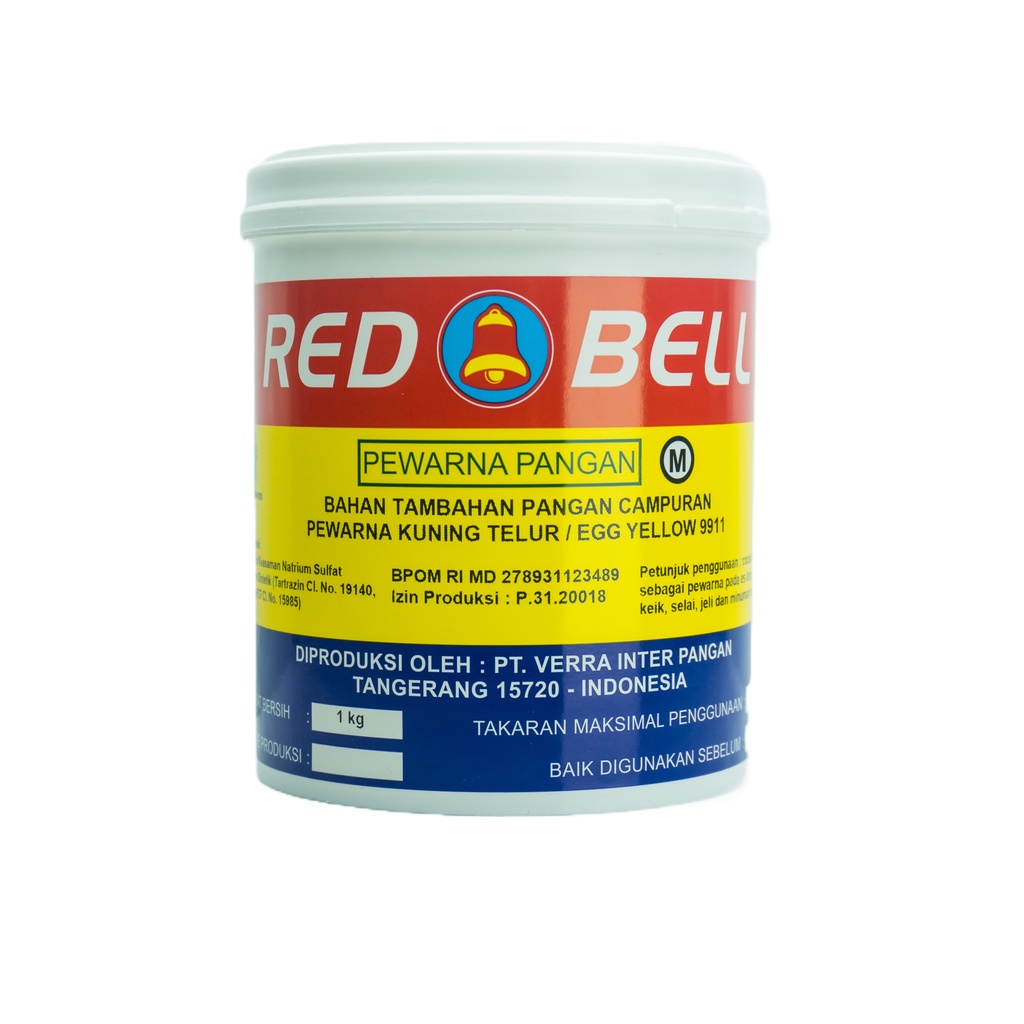 

Red Bell Pewarna Bubuk Egg Yellow 9911, 1 Kg