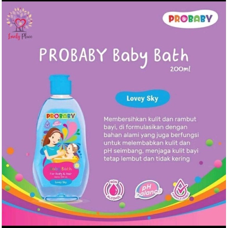 PROBABY Baby Bath l Shampoo l Cologne l Lotion Bayi 100mL 200mL Sabun Mandi Bayi