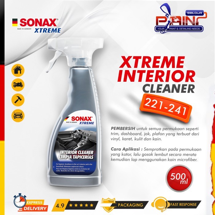 SONAX Xtreme INTERIOR CLEANER 221-241 500ml Pembersih Interior Mobil