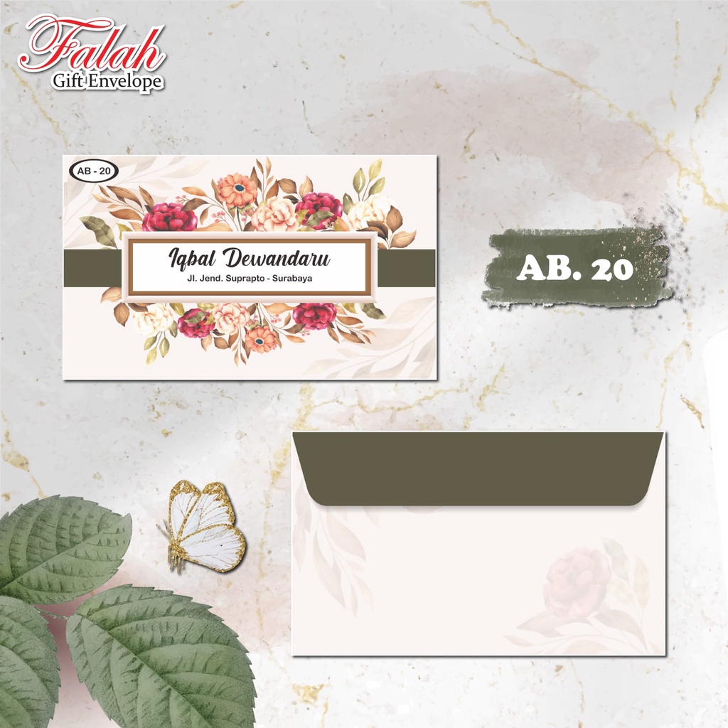 

Amplop Falah AB 20 Terbaru Tanpa Cetak Isi 50pcs