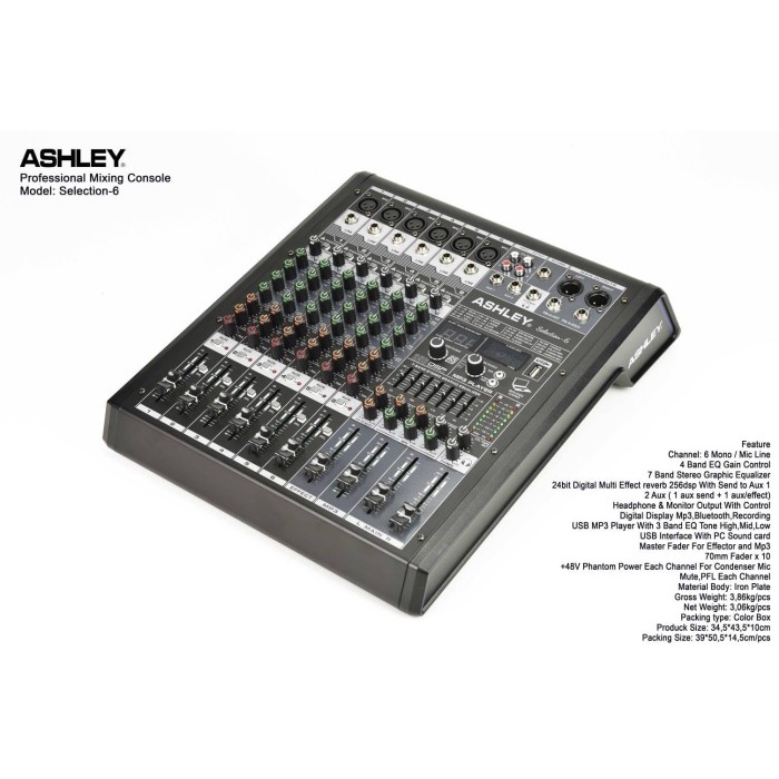MIXER ASHLEY SELECTION6 / SELECTION 6 ORIGINAL