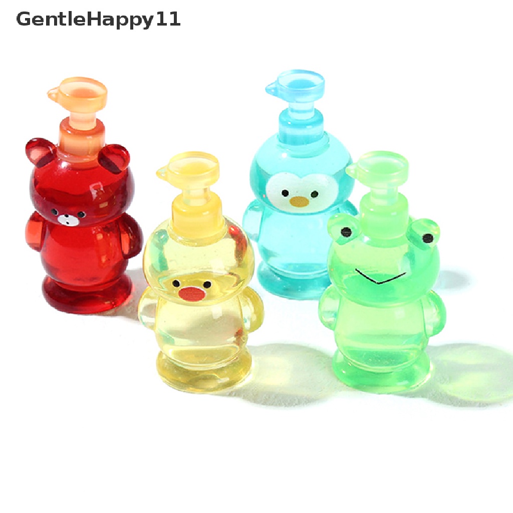 GentleHappy Dollhouse Miniature Cartoon Animal Hand Sanitizer Bottle Model DIY Accessories id