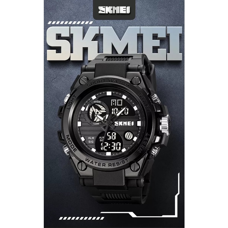 JAM TANGAN SKMEI DUAL TIME 2031 ORIGINAL WATERESISTAN/JAM TANGAN SKMEI DIGITAL SPORT /