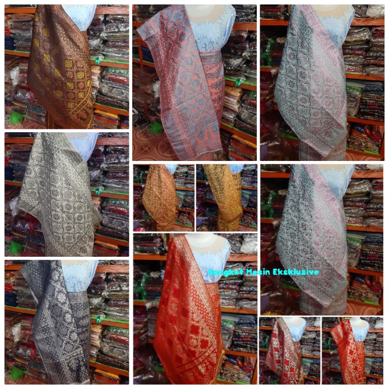 Songket Mesin Premium Suji Palembang