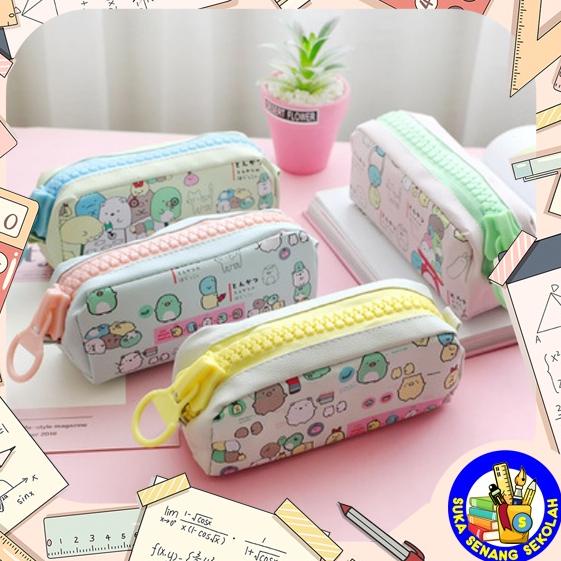 

(K-Q5Q(») Kotak Pensil Jumbo Big Zipper SK0048 super keren